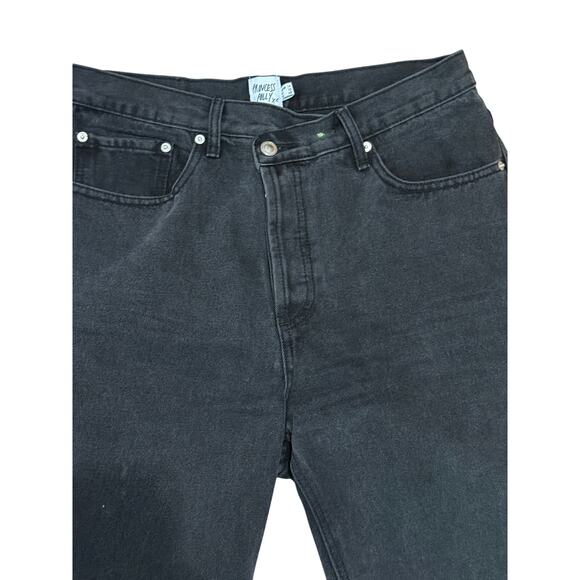 Princess Polly Crossover Black Jeans Light Wash Womens 10 - Picture 2 of 6
